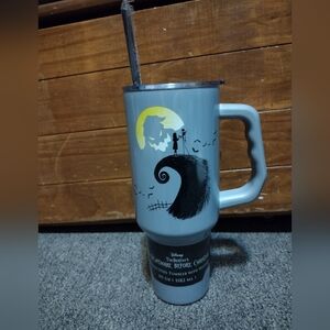 Nightmare Before Christmas Stainless Steel Tumbler With Straw 40 OZ